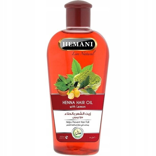 

Hemani Henna Hair Oil, Масло хны для волос, 200 мл