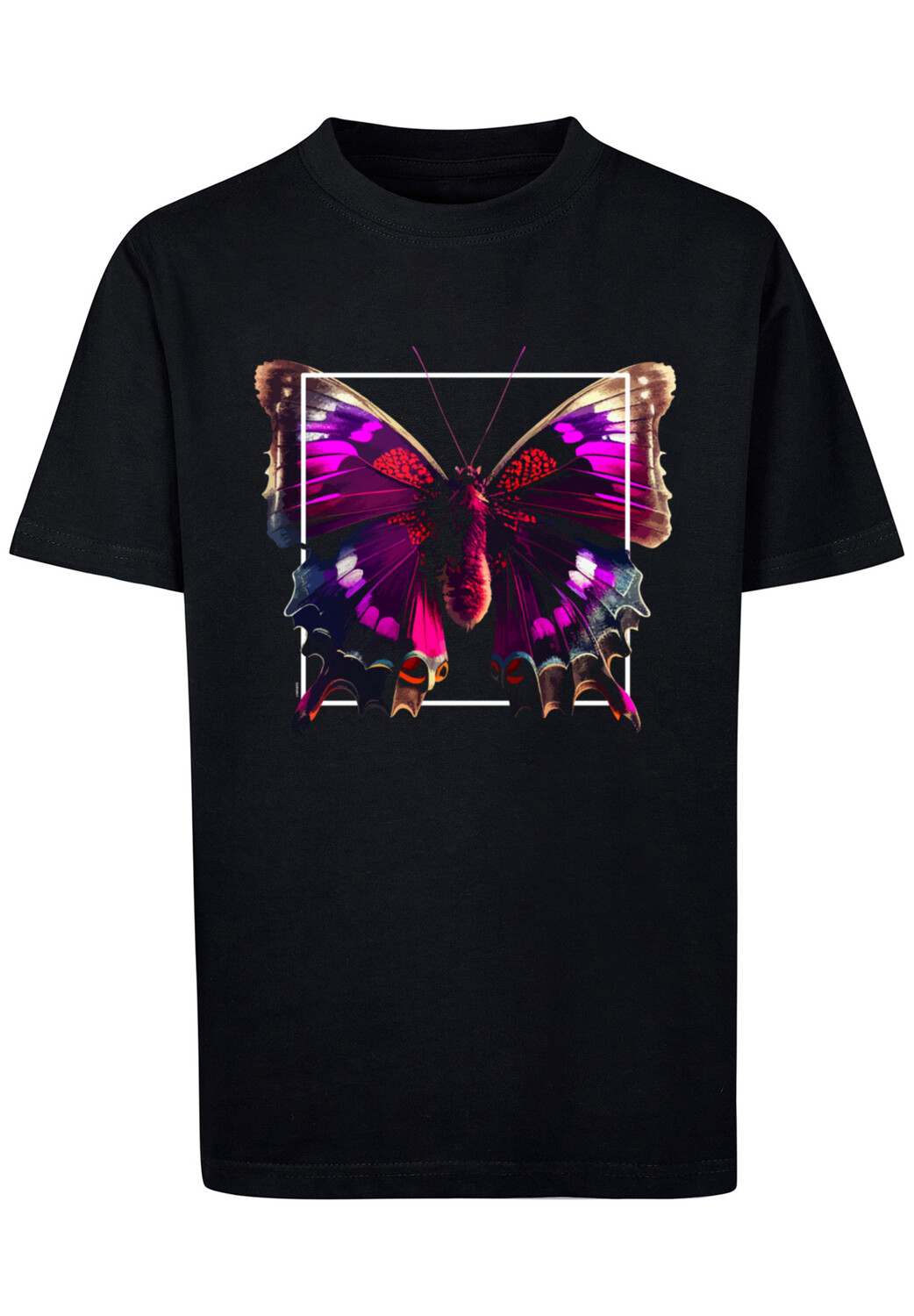 

Футболка F4NT4STIC Pink Schmetterling TEE UNISEX, черный