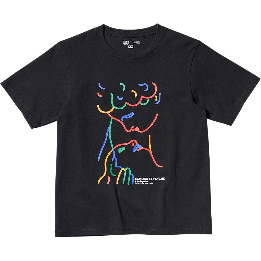 

Футболка женская черная Uniqlo