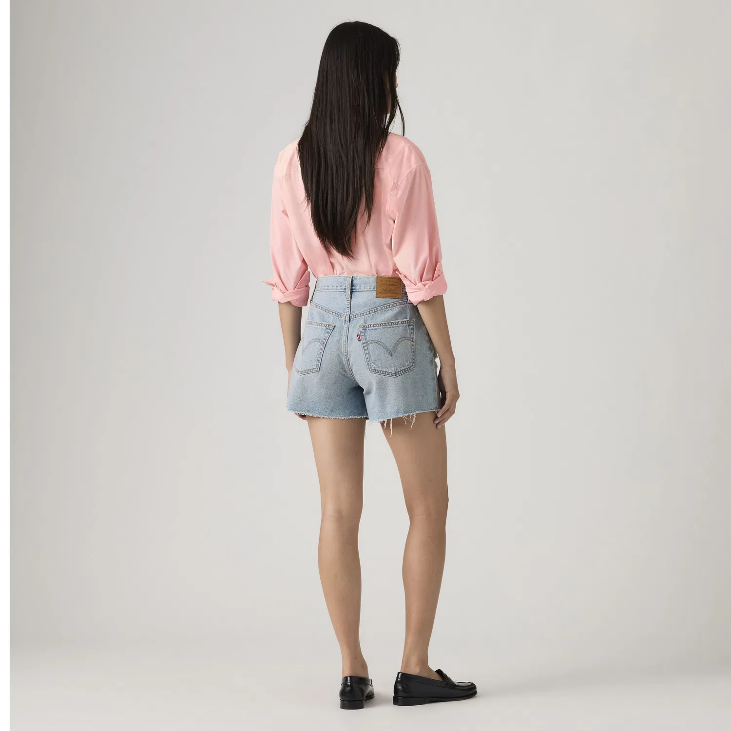 Женские шорты Ribcage Levi's, Light Wash — фото 3