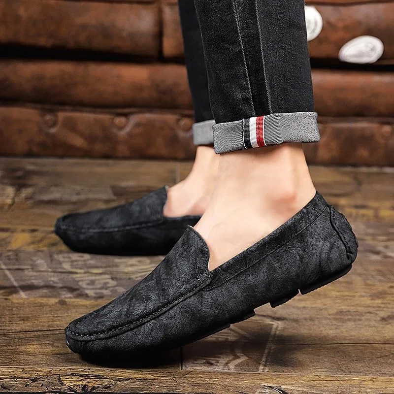 Мужские лоферы кожаные, Loafers, Black PUGHGAETZF — фото 2
