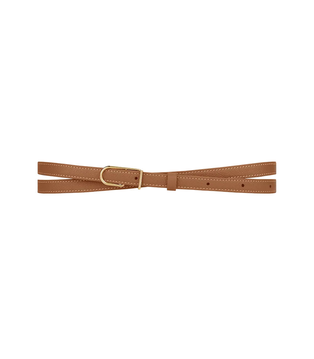 

Ремень Ceinture Fine Umi Edition Camel Grainé