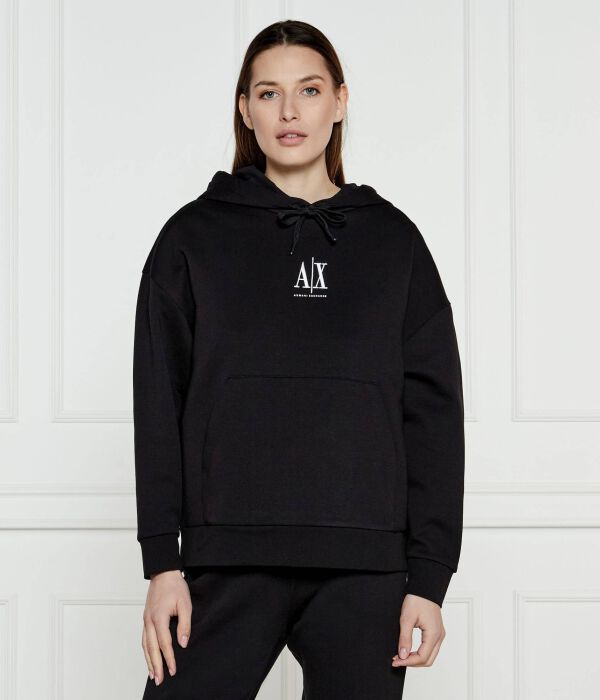 

Свитер Relaxed fit Armani Exchange, черный