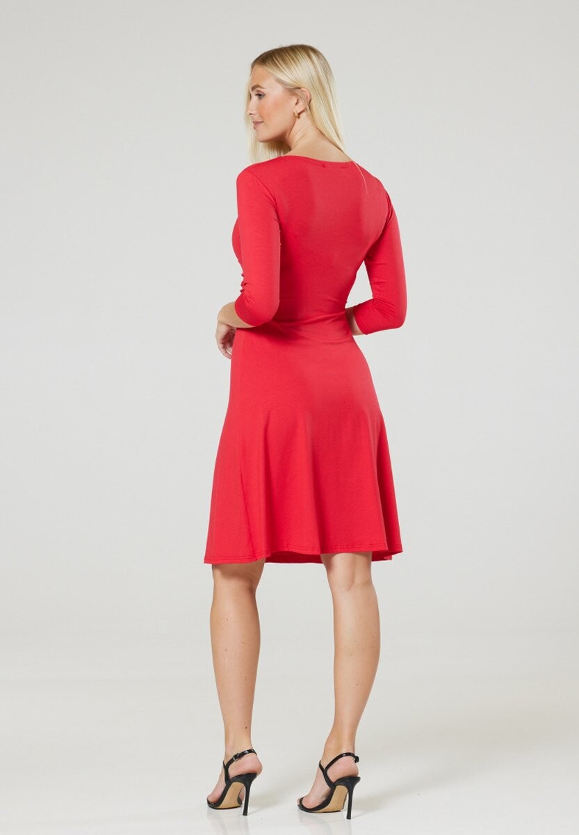 

Платье из джерси FLARED MATERNITY 3/4 SLEEVES Chelsea Clark, красный