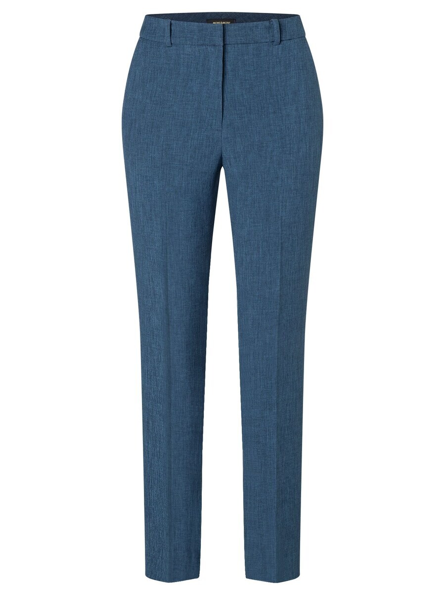 

Брюки MORE & MORE Slim fit Pleated Pants HEDY, морской синий