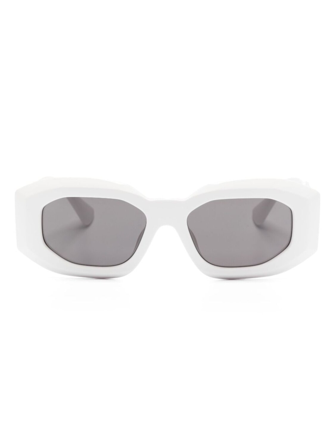 

Versace Eyewear солнцезащитные очки Maxi Medusa Biggie, белый