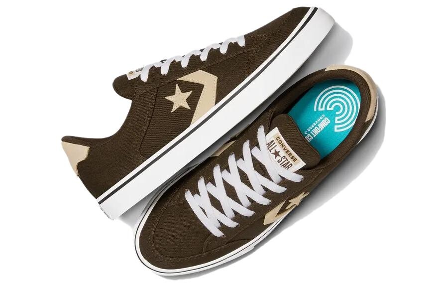 Кеды, скейтборд обувь Tobin унисекс с низким верхом кофе Converse, цвет Coffee — фото 4
