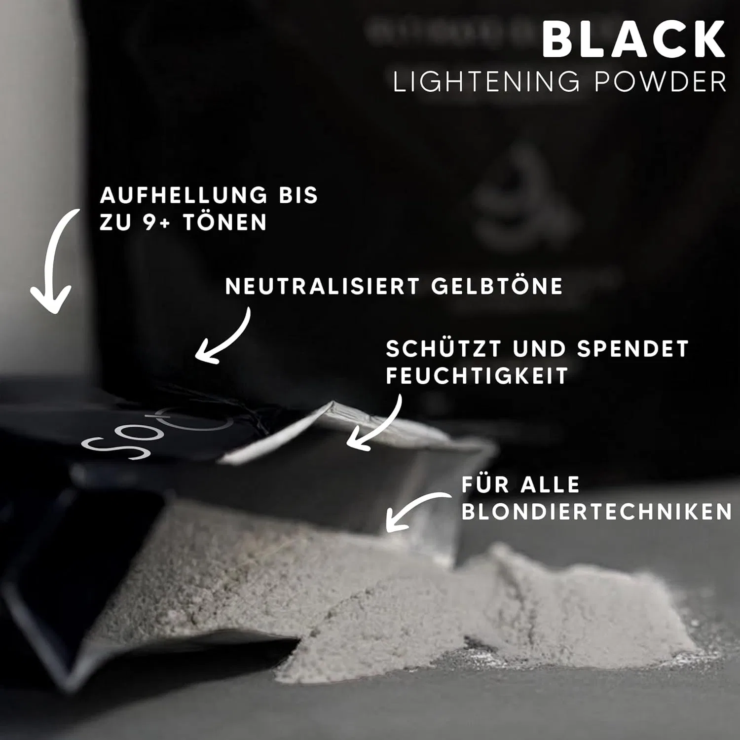 Набор для осветления волос QOS Bleaching Set Black 9% (30 Vol) Qos — фото 3