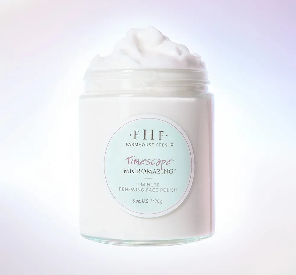 Скраб для лица FarmHouse Fresh Face Exfoliator, растительный скраб для лица, мягкий отшелушивающий скраб для лица с экстрактом огурца. Скраб для лица Timescape Micromazing. 170 г. 170.10 г (1 шт.)