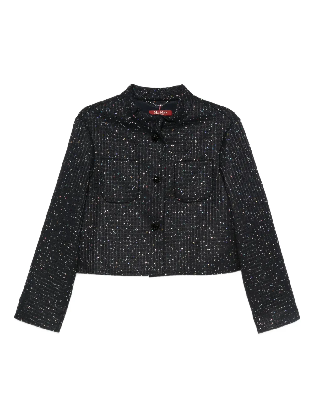

Куртка, украшенная пайетками MAX MARA, синий