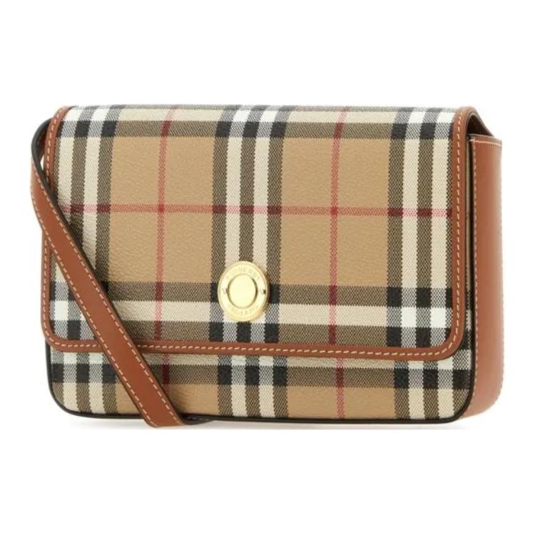 Сумка Burberry Hampshire бежевая — фото 2