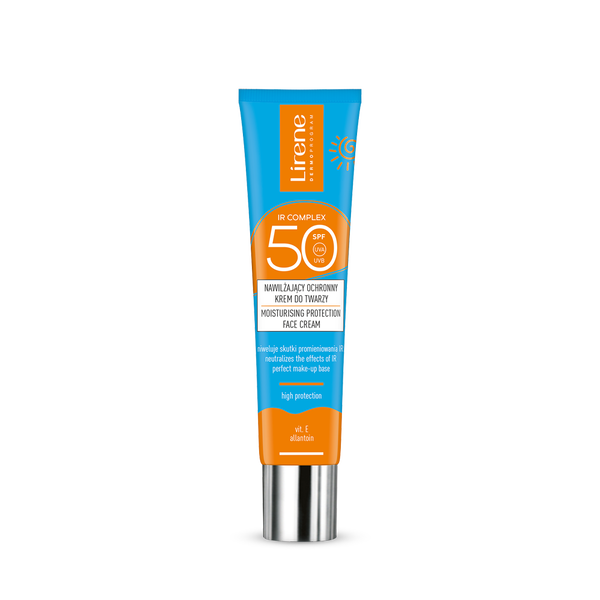 

Увлажняющий защитный крем для лица с spf50, 40 мл Lirene Sun