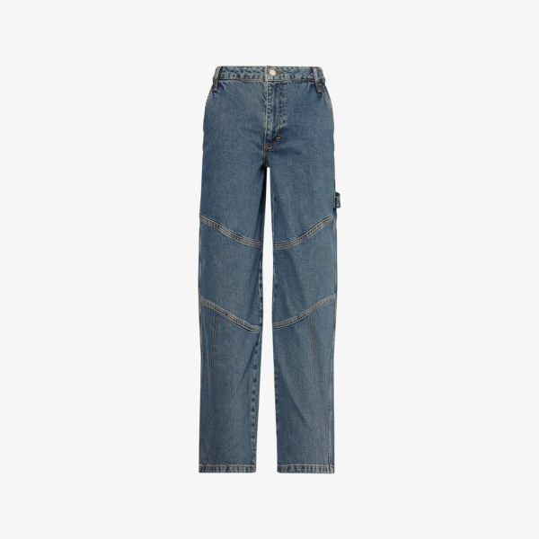 

Джинсы Drew с широкими штанинами Damson Madder, цвет dusty