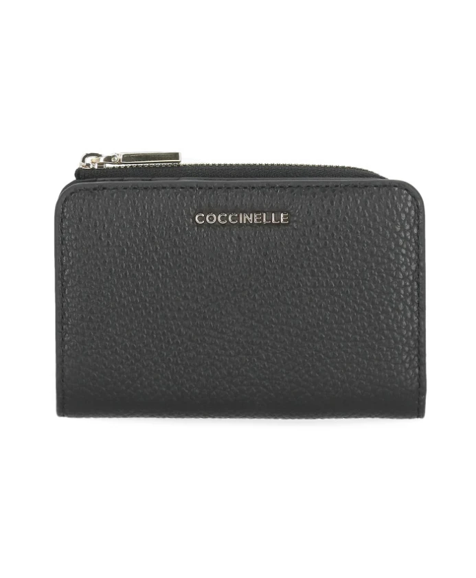 

Металлический маленький кошелек Coccinelle, черный