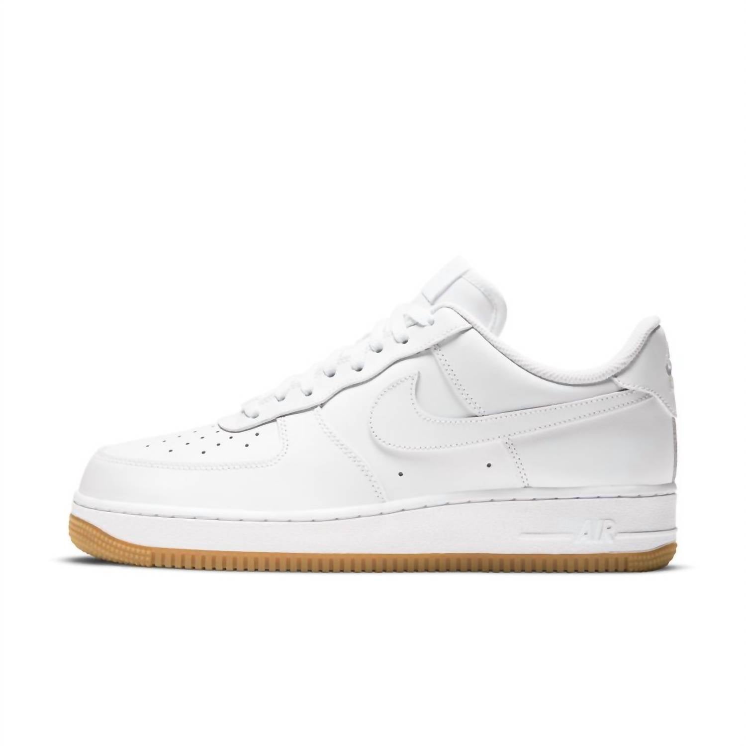 

Мужские кроссовки Air Force 1 '07 в цвете белый/светло-коричневый Nike