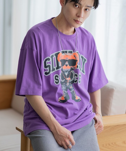 

SIDEWAY STANCE Футболка с короткими рукавами и графическим принтом Sideways Stance, фиолетовая