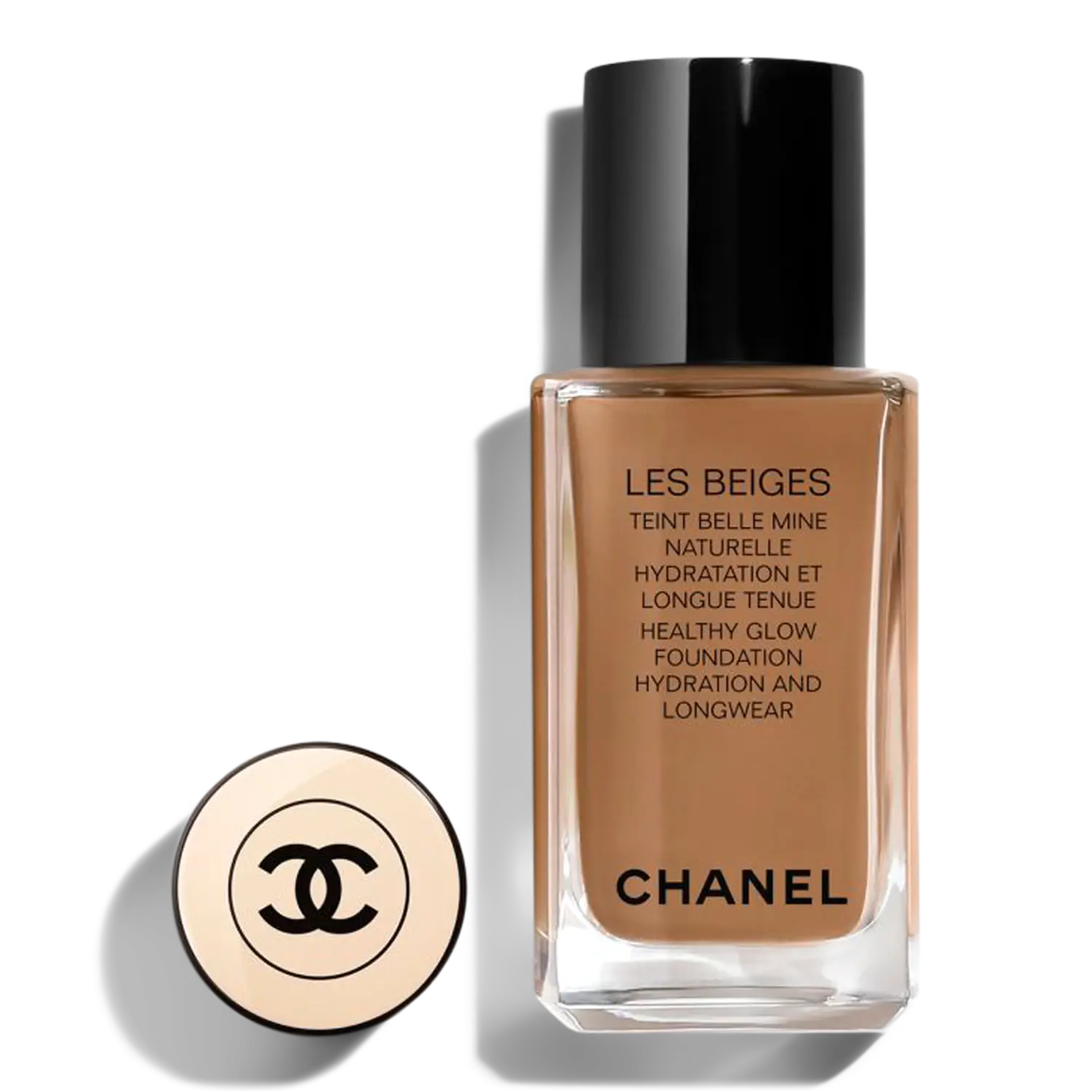 

Увлажняющая и стойкая тональная основа LES BEIGES Healthy Glow Foundation CHANEL, BD141 (dark-deep shade, golden undertone)