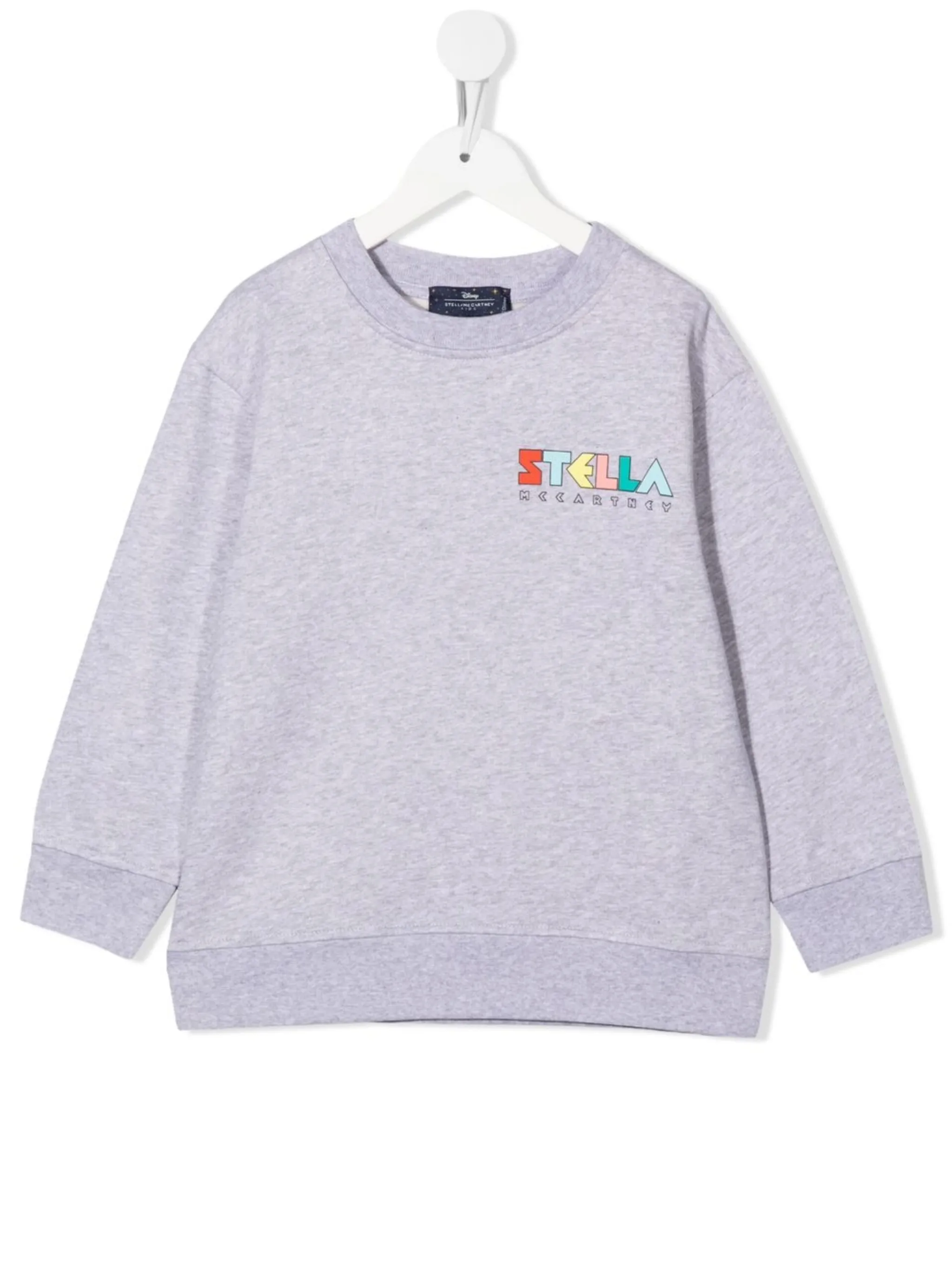 

Толстовка с логотипом Stella Mccartney Kids, серый