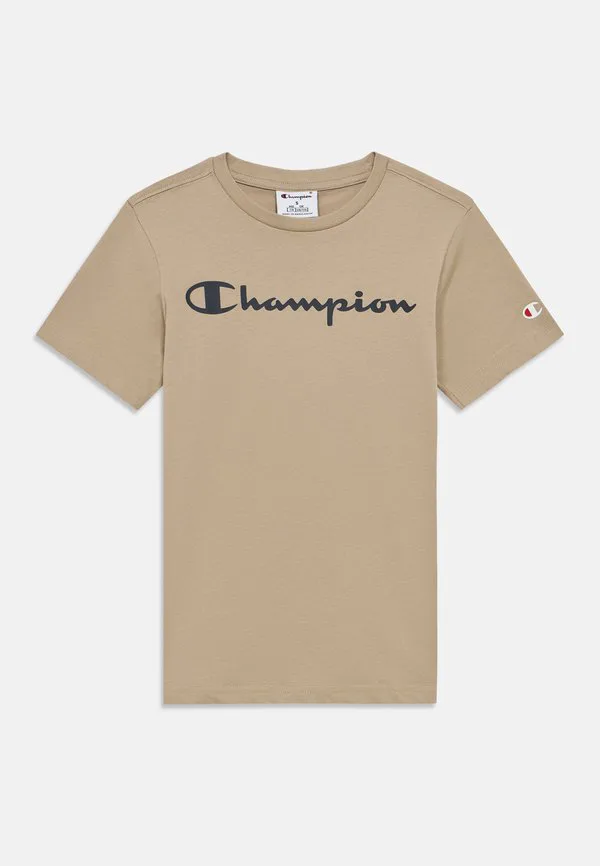 Базовая футболка с круглым вырезом и принтом Champion, Dun