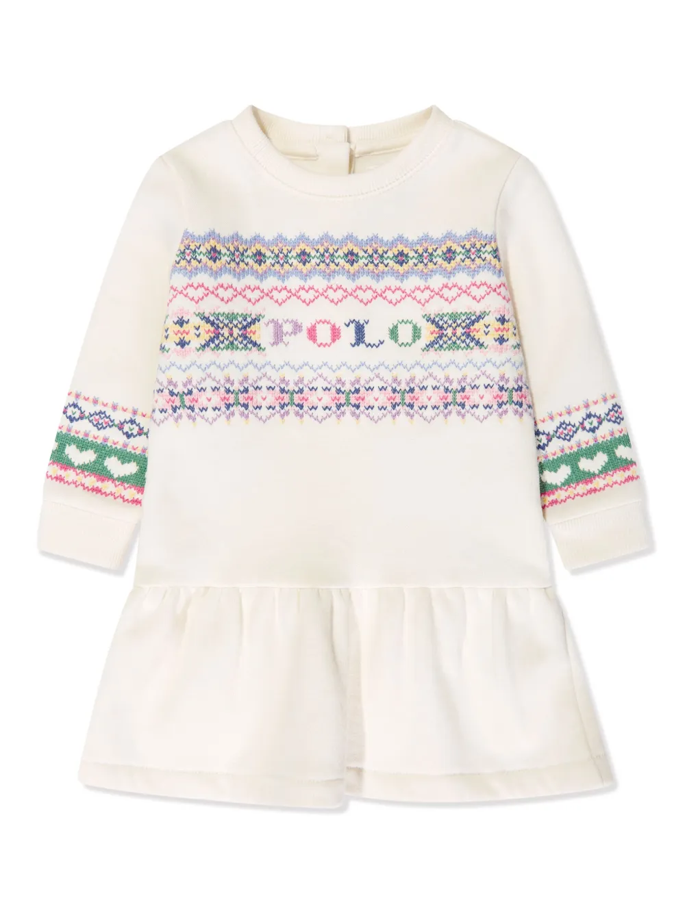 

Платье с вышивкой POLO RALPH LAUREN KIDS, белый