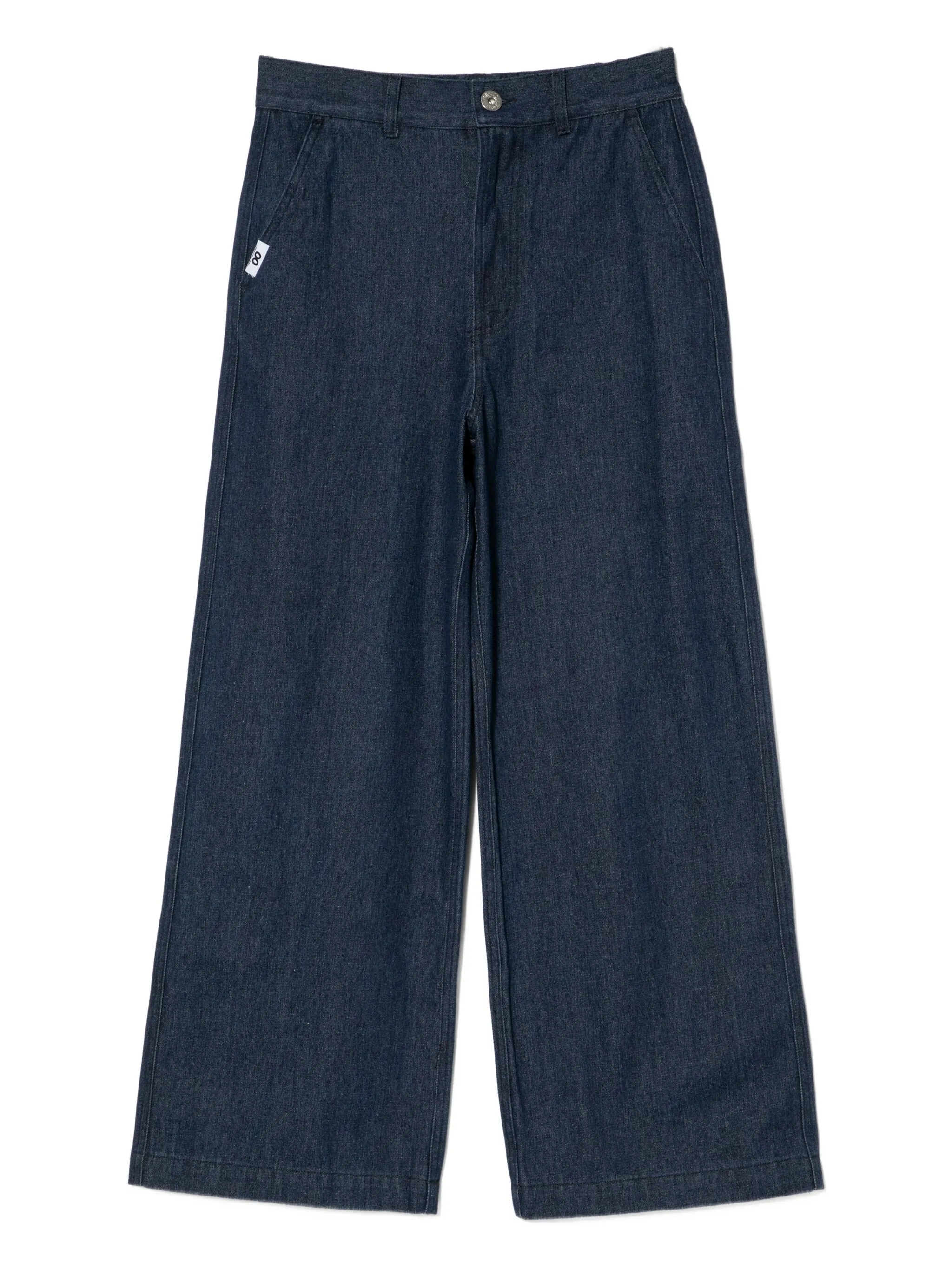 

Широкие джинсы с нашивкой-логотипом Chocoolate, синий