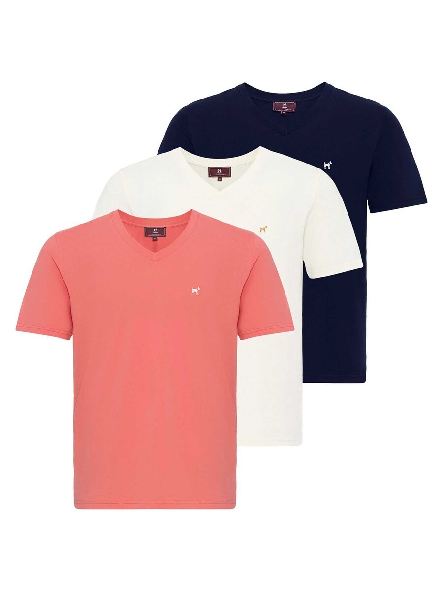 

Рубашка Williot Parma, цвет Navy/Coral/White