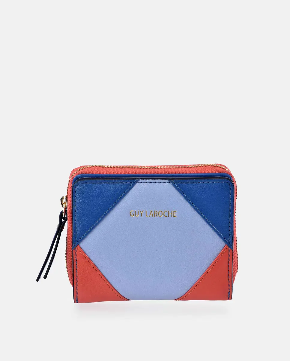 

Кожаный кошелек в стиле пэчворк Guy Laroche, мультиколор