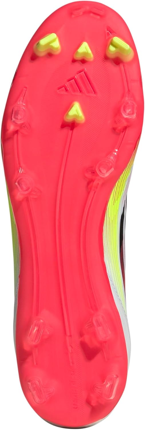 Кроссовки Adidas Unisex-Adult F50 Лига Firm Ground/Multi Ground, белый/черный/желтый — фото 4
