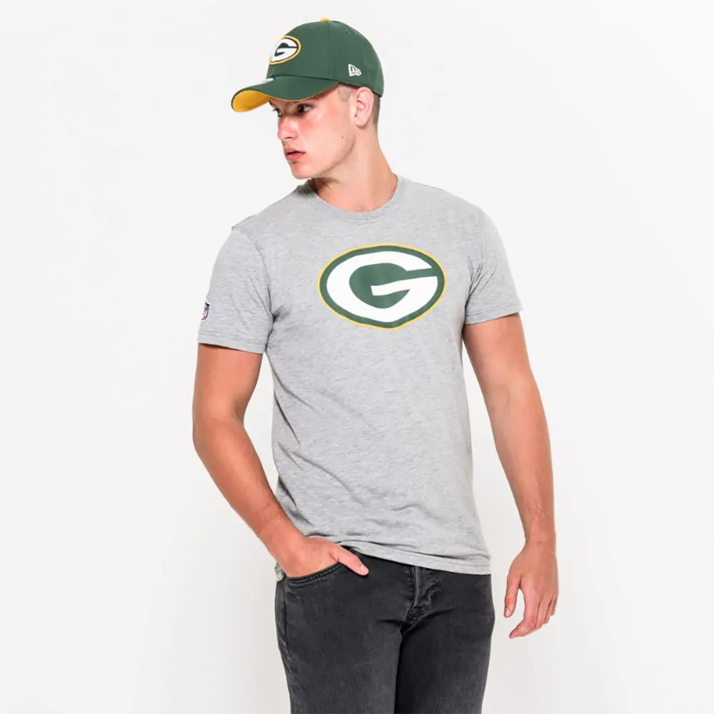 

Футболка с коротким рукавом New Era NFL Regular Green Bay Packers, серый