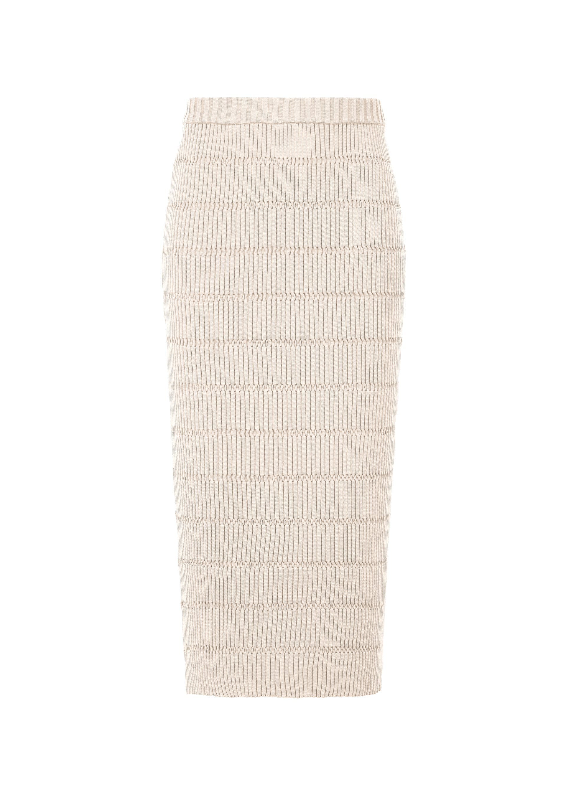 

Юбка jiggly knit Pleats Please Issey Miyake, бежевый