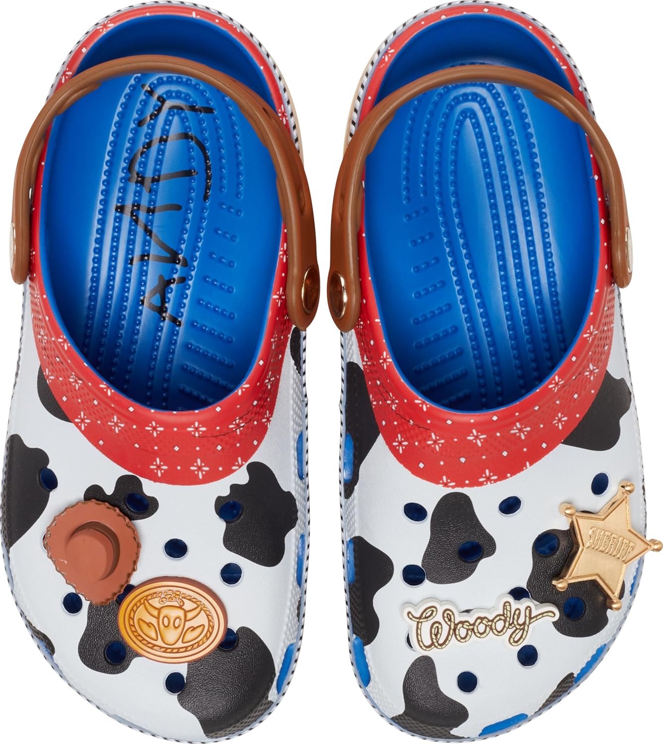 Детские кроксы Crocs по мотивам мультфильма Disney Pixar История игрушек, синий — фото 4