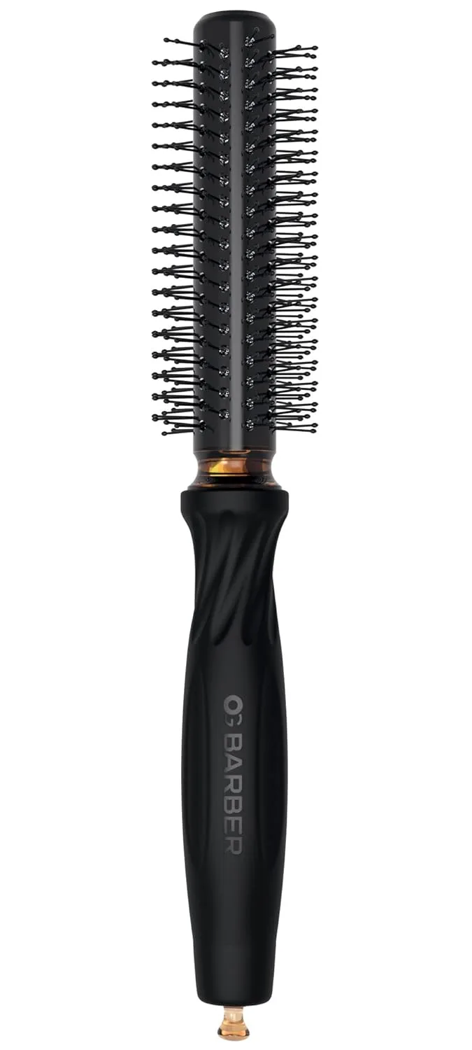 Щетки для волос Olivia Garden OG Barber с удобными шариковыми наконечниками, эргономичная нескользящая ручка, ионная технология, легкие, для легкой и быстрой укладки коротких волос, идеально для мужского груминга 1,9 см