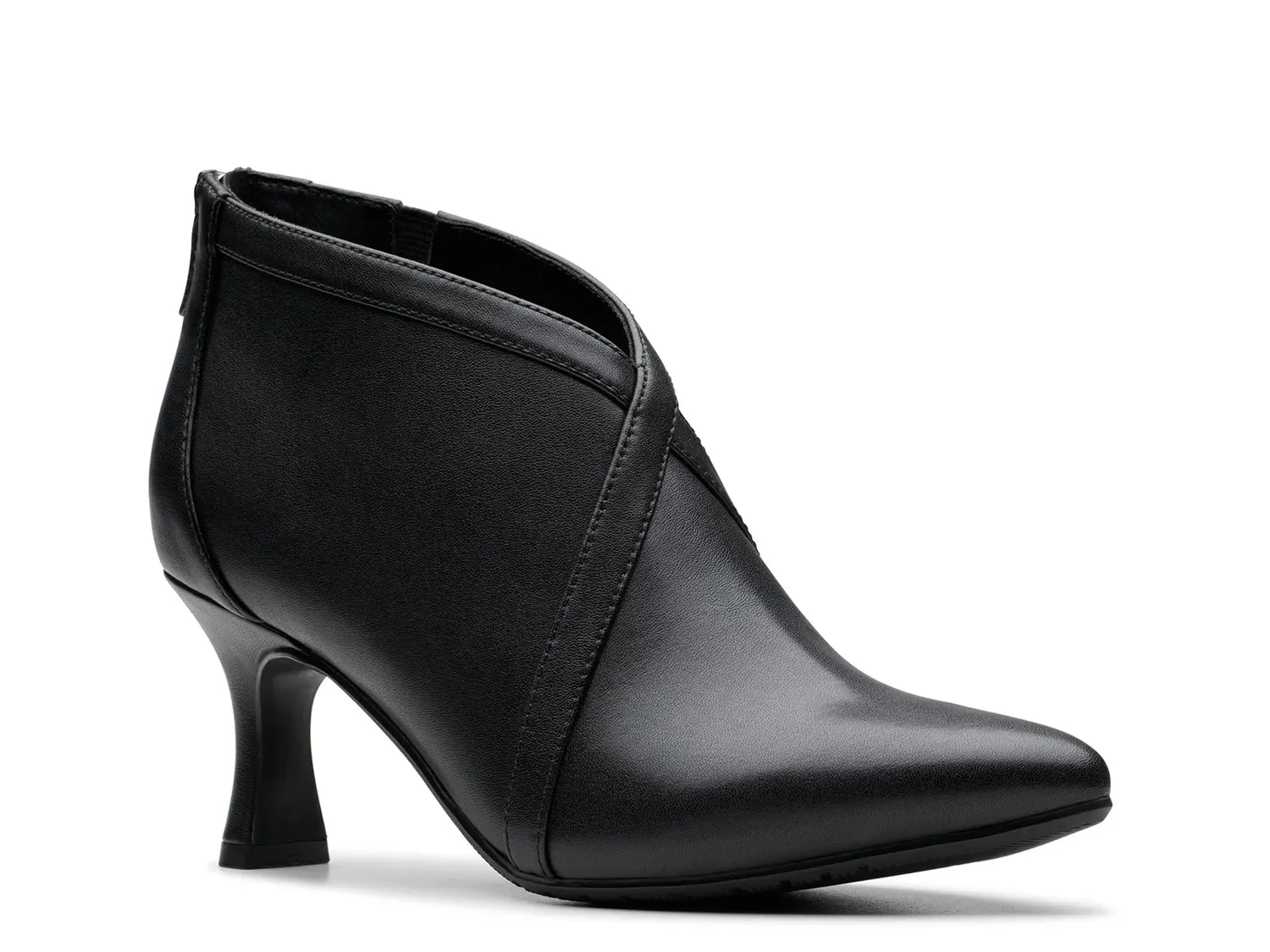Ботильоны женские Clarks Kataleyna Sol кожаные на тонком каблуке, черный