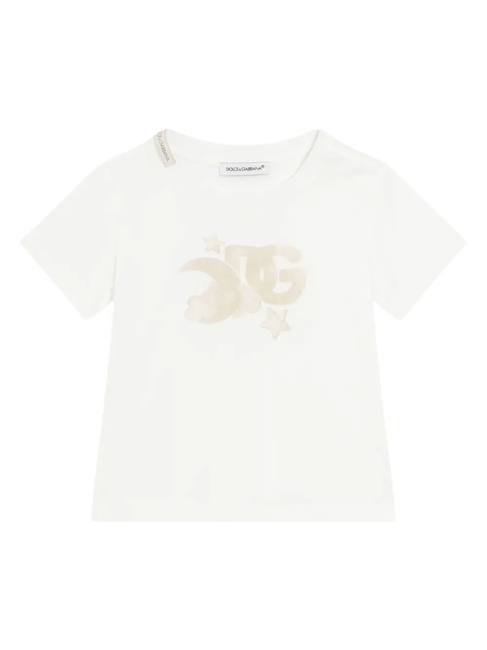 

Футболка с логотипом Dolce & Gabbana Kids, белый