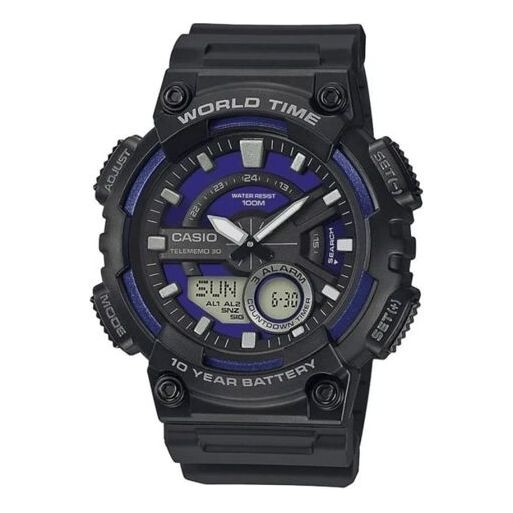 

Часы Casio Small Warrior Analog-Digital Watch 'Black Royal Blue', черный