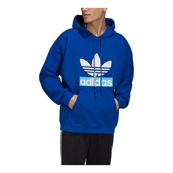 

Толстовка adidas originals Big Trfl Logo Pattern Sports Blue, синий