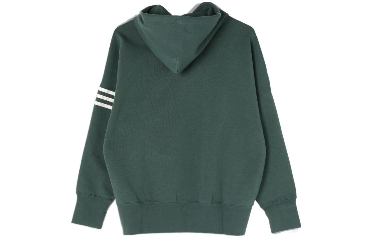 Худи adidas originals Logo HR8654, зеленый — фото 2