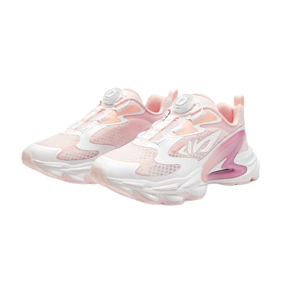 FILA KIDS Детские кроссовки Hummingbird с низким верхом, устойчивые к истиранию, дышащие, розово-розовые, для подростков — фото 3