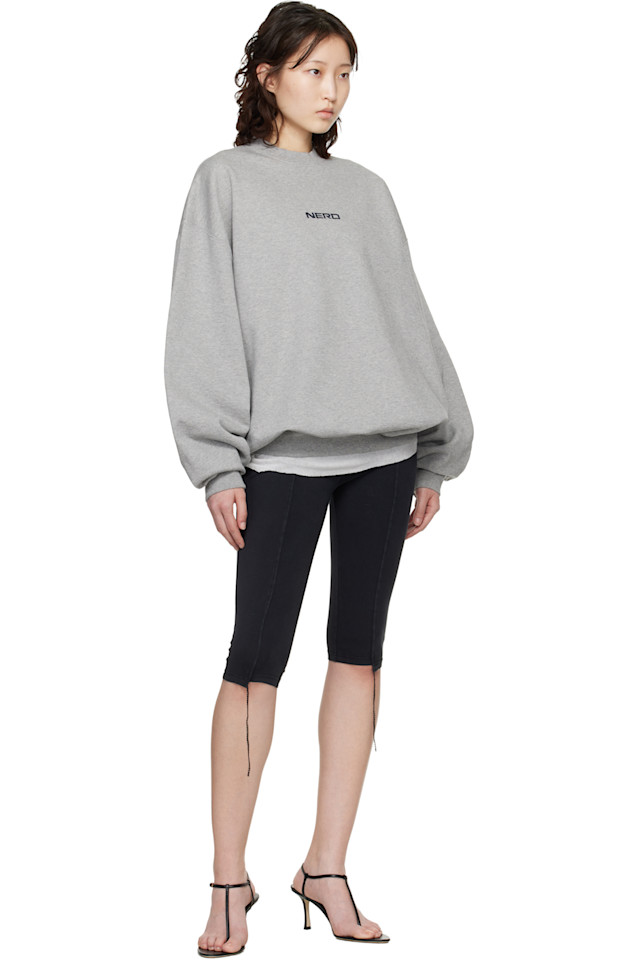 Укороченные брюки-капри Vetements, черный — фото 4