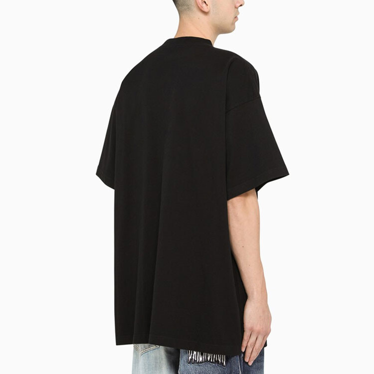 Футболка Balenciaga Oversized, черный — фото 4