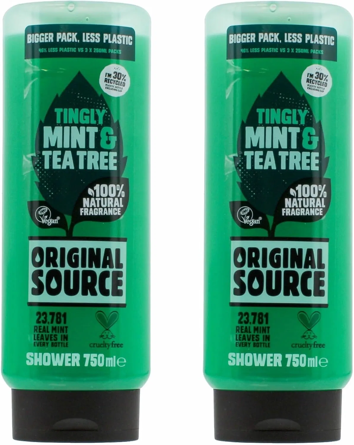 Гель для душа «Mint & Tea Tree» от ORIGINAL SOURCE, 2 x 750 мл Original Source