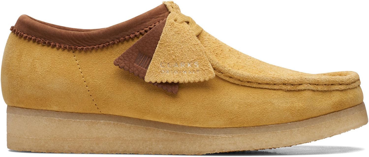 Мужские ботинки Clarks Wallabee 2 Chukka, желтый — фото 2