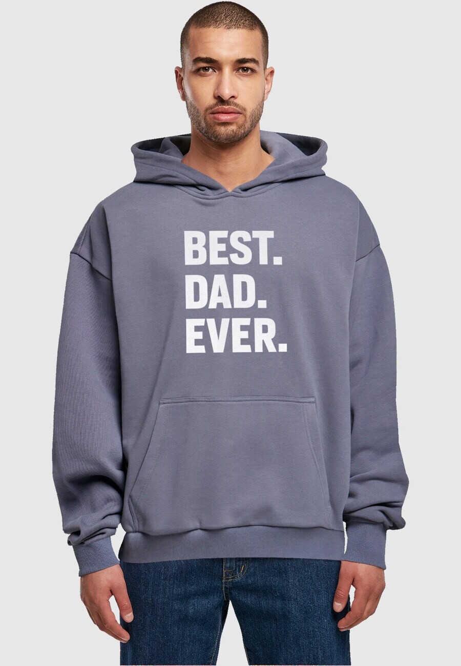 

Толстовка с капюшоном Merchcode Sweatshirt Fathers Day - Best Dad Ever, дымно-синий