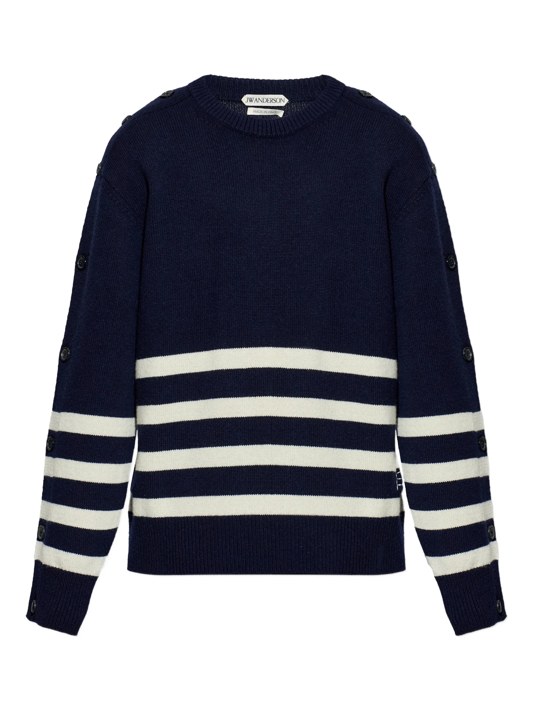 

Свитер в полоску Jw Anderson, синий