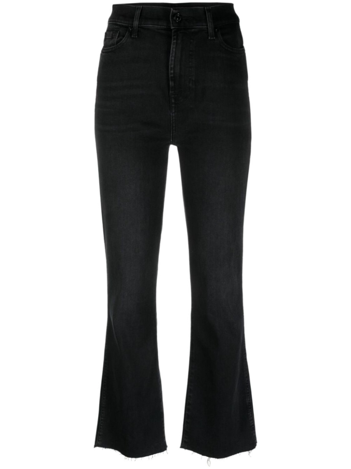 

7 For All Mankind брюки bootcut Slim Kick, черный