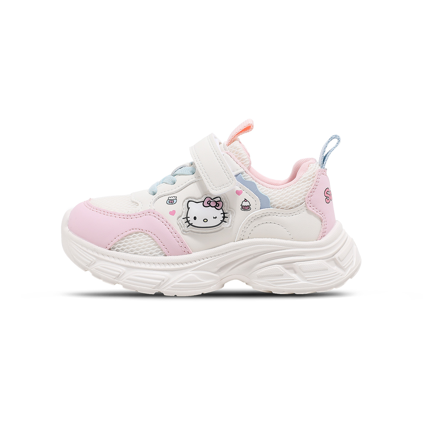 Sanrio Синтетическая кожа, текстиль, низкие детские кроссовки Kids Lifestyle Shoes — фото 3