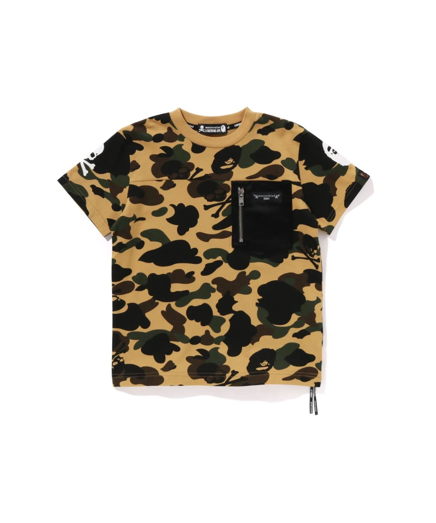 Футболка с камуфляжем MM 1ST CAMO A BATHING APE желтая