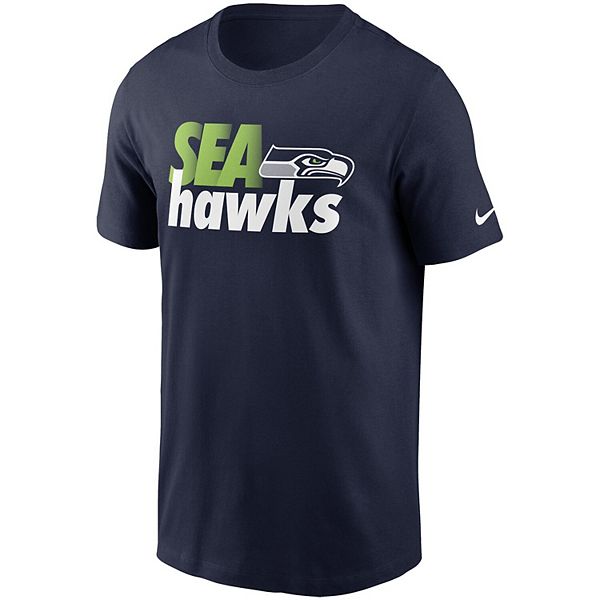 Мужская футболка seattle seahawks hometown collection в цвете college navy Nike — фото 3