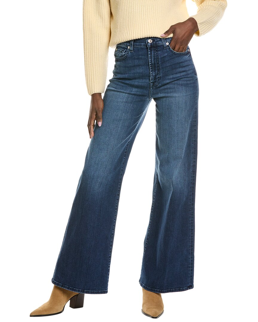 

7 For All Mankind Jo Ультравысокие джинсы Tangeri, синий