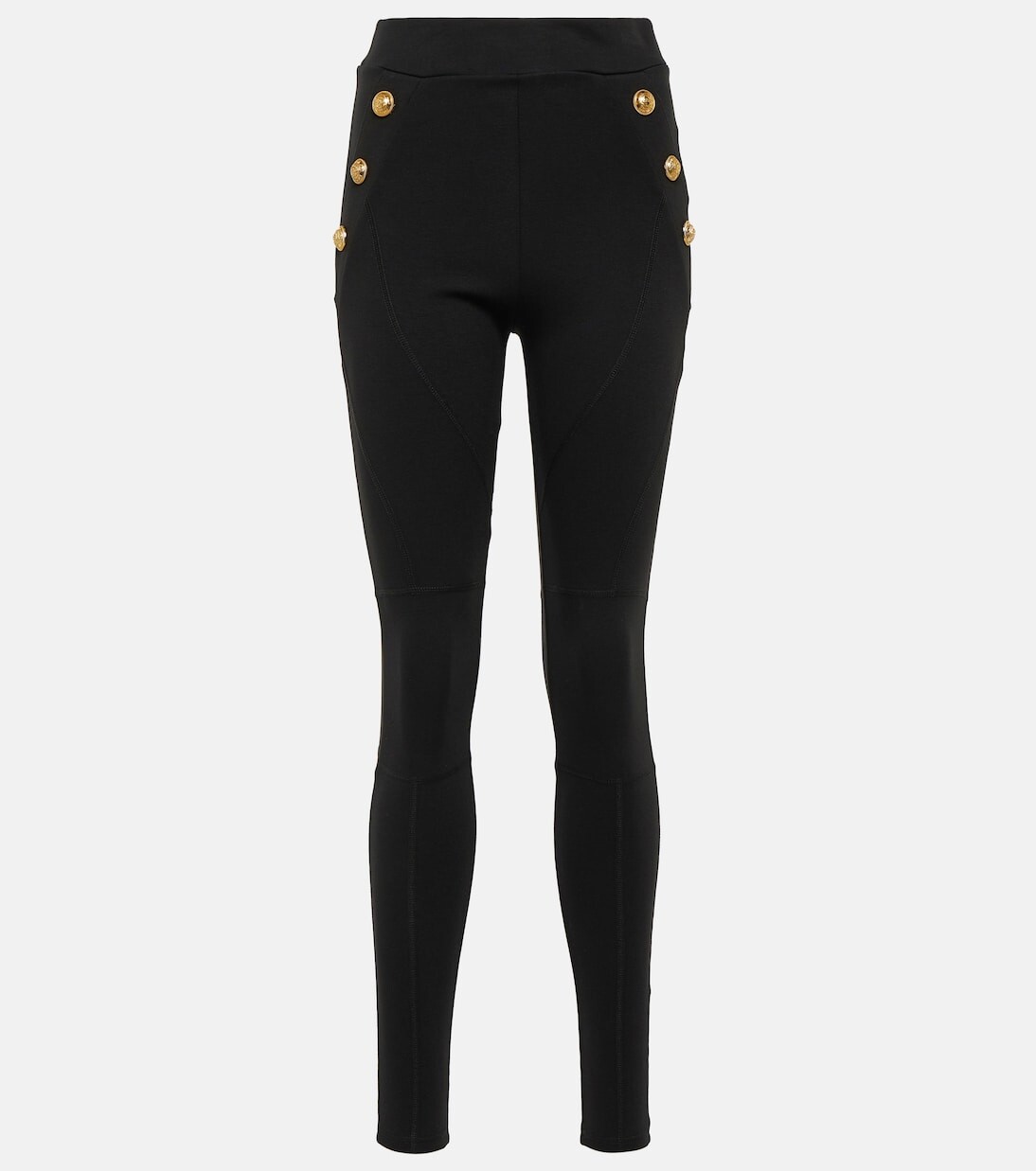 

Леггинсы из джерси Balmain, черный